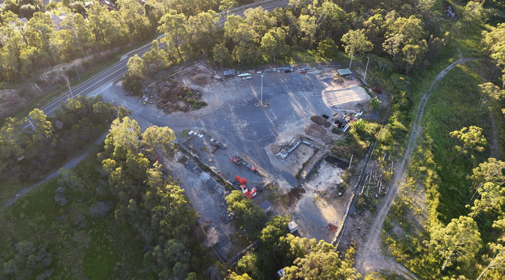 Top 7 Industries Using Aerial LiDAR Survey in USA And Why Adoption Is Growing 1 Aerial view of a construction and land development site captured with drone LiDAR mapping in Houston, TX