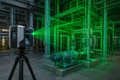 Terrestrial laser scanning capturing accurate 3D point cloud data for engineering and construction projects across Australia
